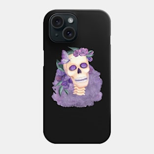 Purple Skull Phone Case