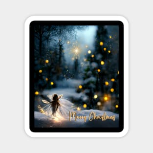 Holy Christmas Night - Winter Snowy Evening Magnet