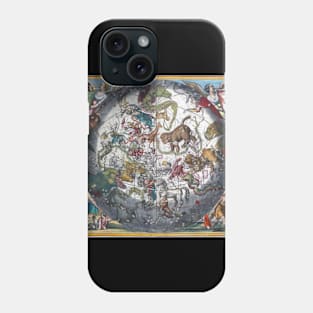 Antique map of the skies Phone Case