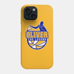 Oliver The Legend Basketball Custom Player Your Name Phone Case