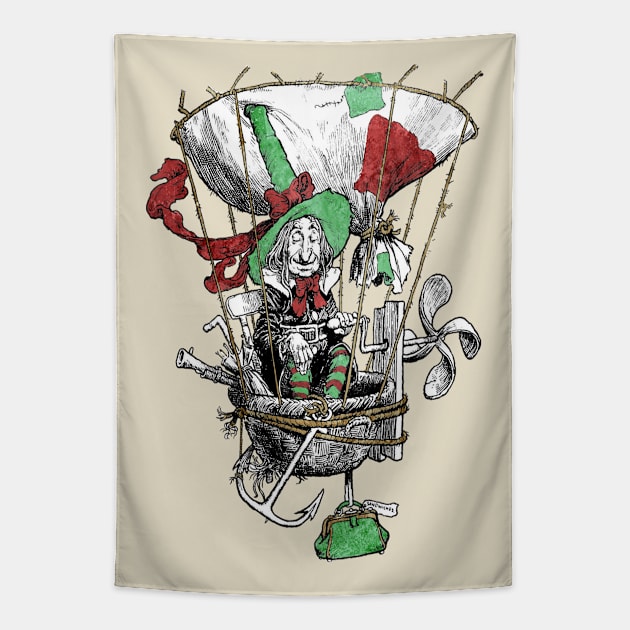 Hot Air Ballooning - Around The World Tapestry by The Blue Box