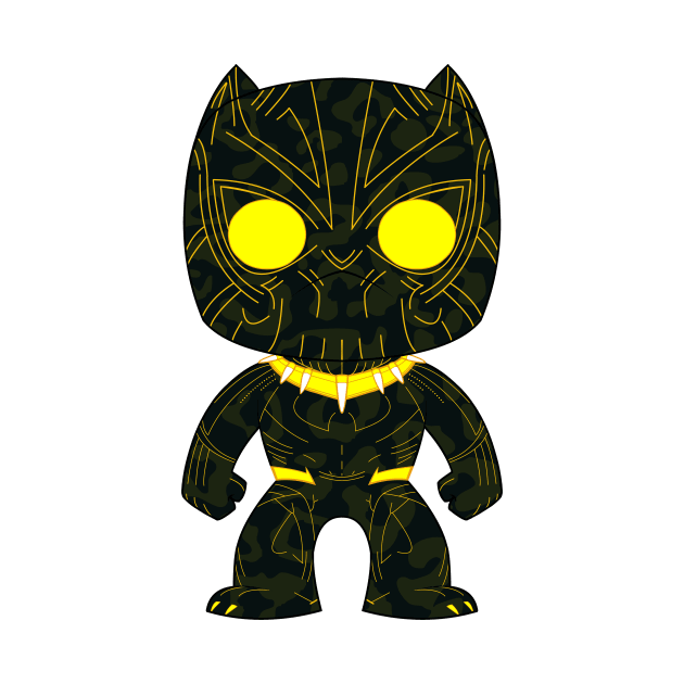 Killmonger POP by BlackActionTeesOnDemand