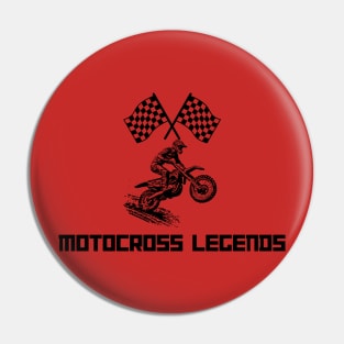 Motocross legends Pin