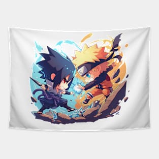 naruto and sasuke Tapestry