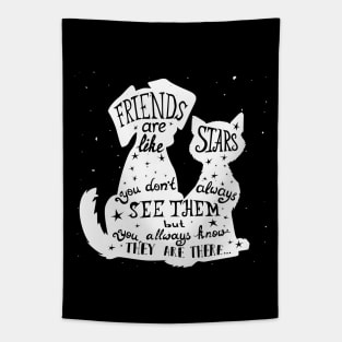 Friends Are Like Stars Tapestry