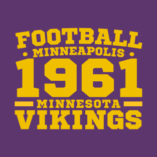 Football Minneapolis 1961 Minnesota Vikings T-Shirt