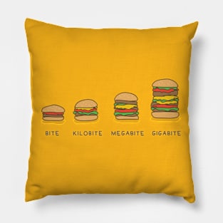 Burger Bite Pillow