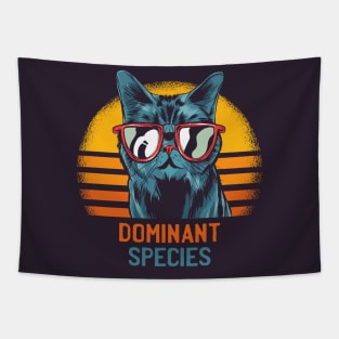 funny cat – Dominant species (dark) Tapestry