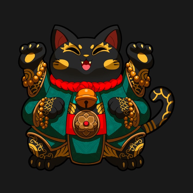 Cute Maneki  1 T-Shirt by felixantosart