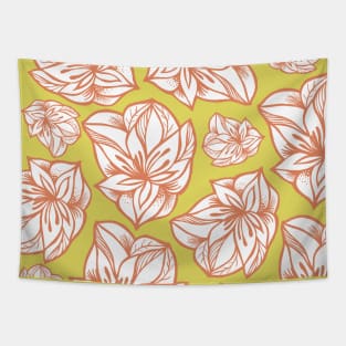 Flower daisy pattern cute pink Tapestry