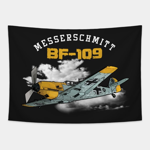 Messerschmitt bf 109 WOP Gift Tapestry by woormle