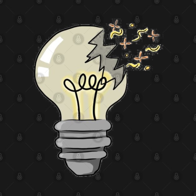 Broken Light-bulb by Sketchyleigh