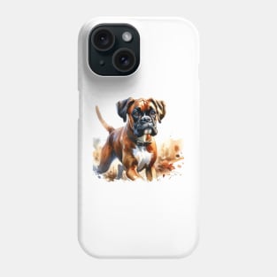 Watercolor Boxer - Beautiful Dog Phone Case