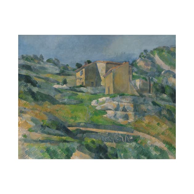 Houses in Provence, The Riaux Valley near L'Estaque by Paul Cezanne by Classic Art Stall