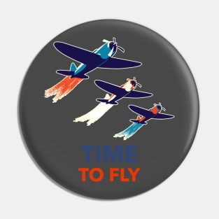 Time To Fly Pilot Design Pin