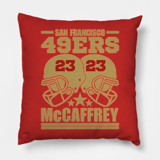 San Francisco 49ERS McCaffrey 23 American Football Retro Pillow