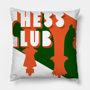 Chess Club Logo Pillow