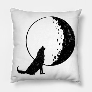 Howling at the Moon Pillow