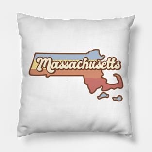 Massachusetts Retro Pillow