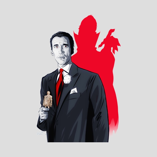 Christopher Lee - An illustration by Paul Cemmick by PLAYDIGITAL2020