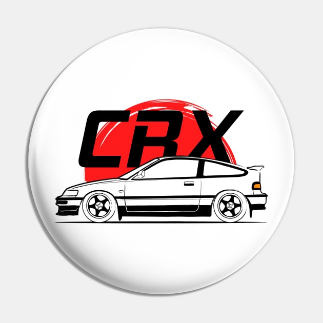 CR X JDM Pin by GoldenTuners