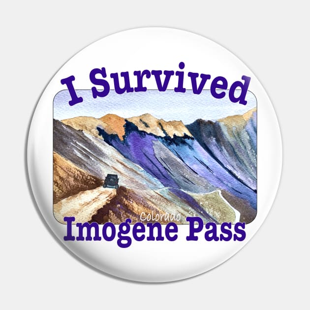 I Survived Imogene Pass, Colorado Pin by MMcBuck