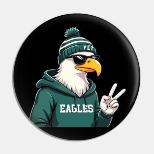 Cool Eagles Flying Philadelphia Eagles Pin