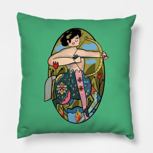 Sagittarius Zodiac Sign For Men Pillow