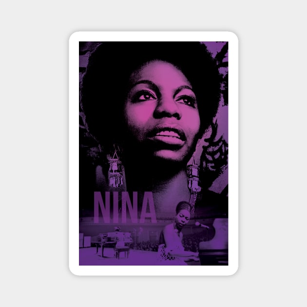 Famous Black Women Series | Nina Simone Mood Magnet by Panafrican Studies Group