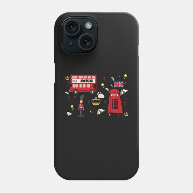 Destination LONDON Phone Case by markatos