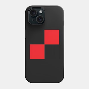 Bournemouth Red and Black Checkered Fan Flag Phone Case