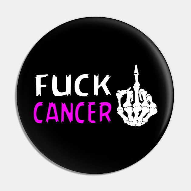 Fuck Cancer. i´am Cancer Free. Cancer Fighter Gift idea Pin by Jakavonis