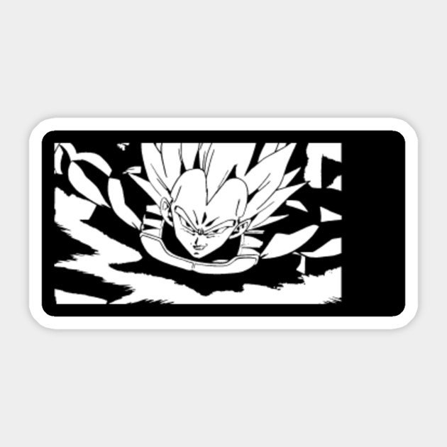 Dragon Ball Z Super Saiyan Vegeta Dragon Ball Z Super Saiyan Vegeta Sticker Teepublic Au