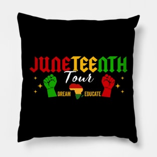 Juneteenth Tour, Black History, Black King Nutrition Facts, Celebrate Juneteenth, Juneteenth Month (2 Sided) Pillow