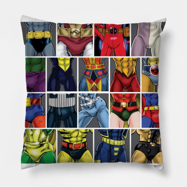 ABC's of Superheroes Pillow by Twogargs