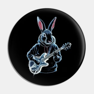 Jack Rabbit Blues Pin