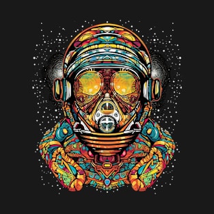 DMT Art Psychedelic Spaceman T-Shirt