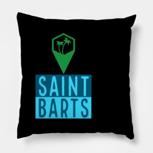 Saint Barts Caribbean Love Pillow