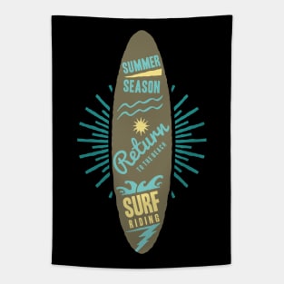 Surf Riding Tapestry