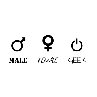 Male Female Geek T-Shirt