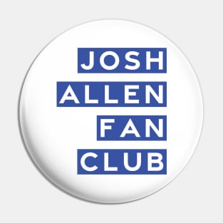 Josh Allen Fan Club (Blue) Pin