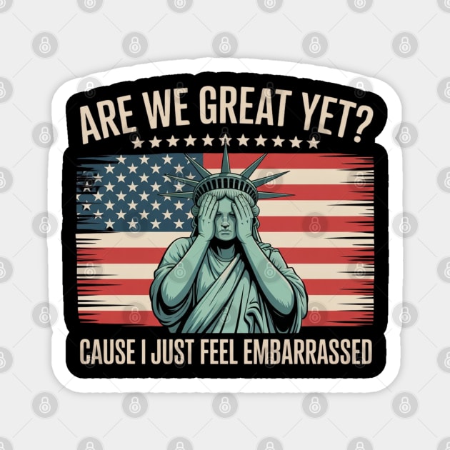 anti-trump Magnet by Creatifly Graphic Tees