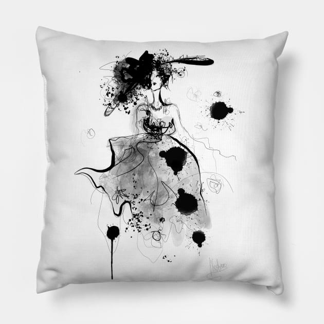 Beautiful Day Pillow by Natxa