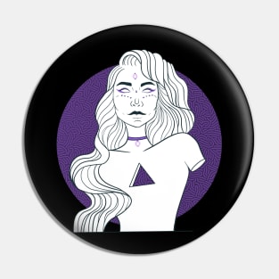 women purple Pin