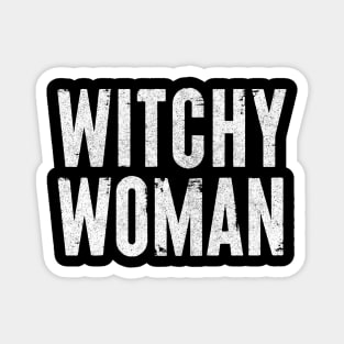 Witchy Woman / Faded Typography Design Magnet