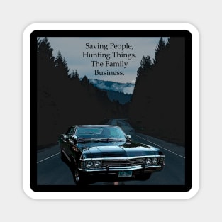 Supernatural Impala Magnet