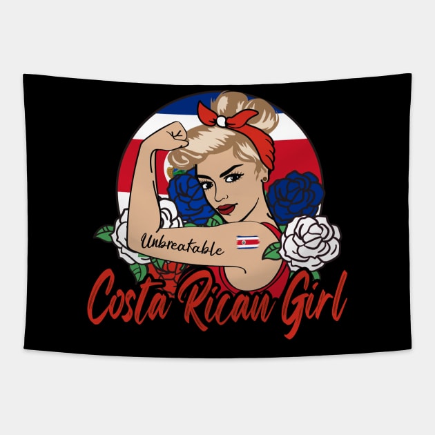 Costa Rican Girl Tapestry by JayD World