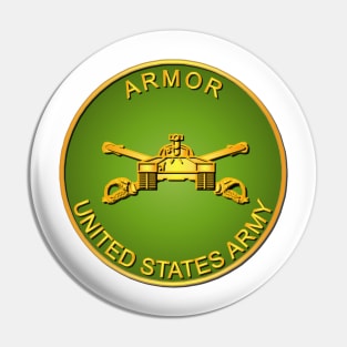 Armor Branch - Plaque Pin