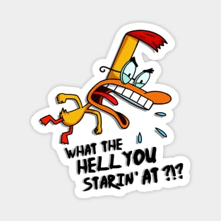 Duckman : What the hell are you staring at ?! Magnet