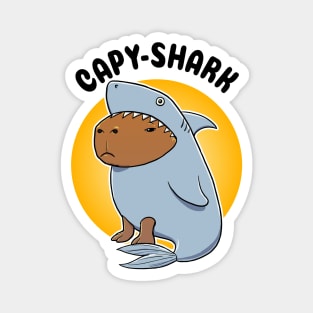 Capyshark Capybara Shark Magnet